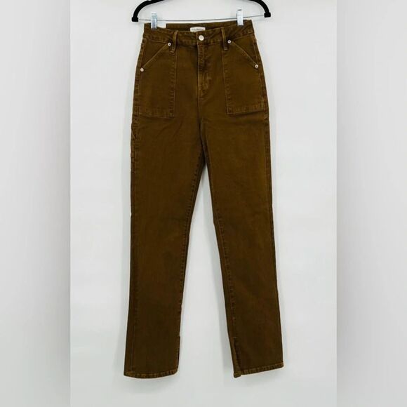NWT Good American Jeans Vintage Inspired Brown Size 26 - Picture 7 of 13